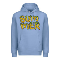 Colony Blue summer pineapple Premium Hoodie - BarkalooDesign