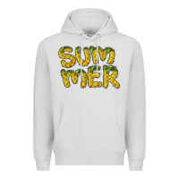 Dove Grey summer pineapple Premium Hoodie - BarkalooDesign