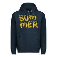 Navy summer pineapple Premium Hoodie - BarkalooDesign