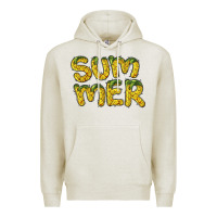 Oatmeal Heather summer pineapple Premium Hoodie - BarkalooDesign