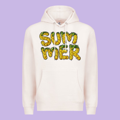 Summer Pineapple Premium Hoodie Designed By Barkaloodesign