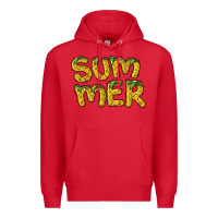 Red summer pineapple Premium Hoodie - BarkalooDesign