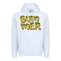 White summer pineapple Premium Hoodie - BarkalooDesign