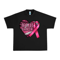 Black tackle cancer Urban Heavy Tee - RanaPortraitStore