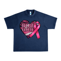 Navy tackle cancer Urban Heavy Tee - RanaPortraitStore