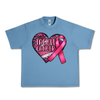 Pebble Blue tackle cancer Urban Heavy Tee - RanaPortraitStore