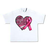 White tackle cancer Urban Heavy Tee - RanaPortraitStore
