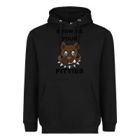 Black Show Me Your Pitties Heavyweight Hoodie - Bettercallsaul