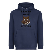 Navy Show Me Your Pitties Heavyweight Hoodie - Bettercallsaul