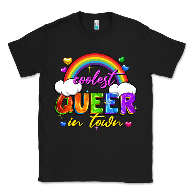 Coolest Queer In Town Classic Tee by FaDigitalArtStudio | Teevron
