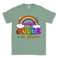Sage Coolest queer in town Classic Tee - FaDigitalArtStudio