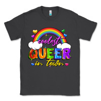 Smoke Coolest queer in town Classic Tee - FaDigitalArtStudio