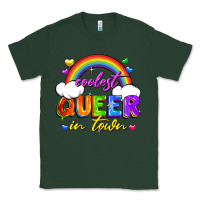 Sports Green Coolest queer in town Classic Tee - FaDigitalArtStudio