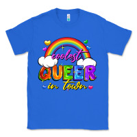 True Royal Coolest queer in town Classic Tee - FaDigitalArtStudio