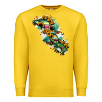 Lemon Baja California Sur State Of Mexico Map Premium Sweatshirt - RanaPortraitStore