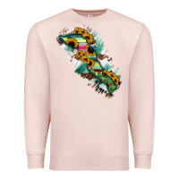 Pale Pink Baja California Sur State Of Mexico Map Premium Sweatshirt - RanaPortraitStore