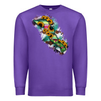 Purple Baja California Sur State Of Mexico Map Premium Sweatshirt - RanaPortraitStore