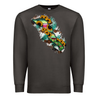 Smoke Baja California Sur State Of Mexico Map Premium Sweatshirt - RanaPortraitStore