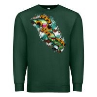 Sports Green Baja California Sur State Of Mexico Map Premium Sweatshirt - RanaPortraitStore
