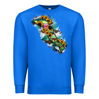True Royal Baja California Sur State Of Mexico Map Premium Sweatshirt - RanaPortraitStore