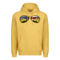 Antique Gold Bus Driver Sunglasses Premium Hoodie - Jasminsmagicworld