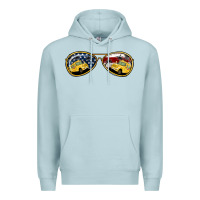 Blue Mist Bus Driver Sunglasses Premium Hoodie - Jasminsmagicworld