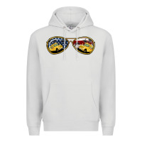 Dove Grey Bus Driver Sunglasses Premium Hoodie - Jasminsmagicworld
