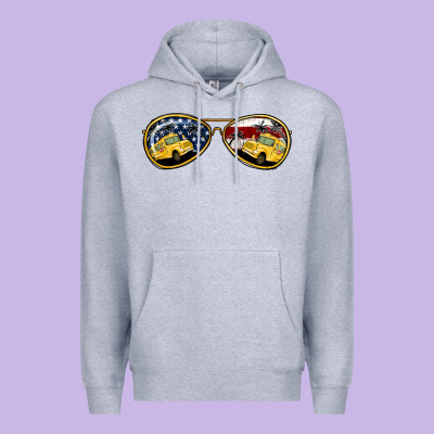 Bus Driver Sunglasses Premium Hoodie Designed By Jasminsmagicworld