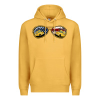 Mustard Bus Driver Sunglasses Premium Hoodie - Jasminsmagicworld
