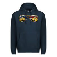 Navy Bus Driver Sunglasses Premium Hoodie - Jasminsmagicworld