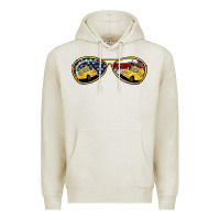 Oatmeal Heather Bus Driver Sunglasses Premium Hoodie - Jasminsmagicworld