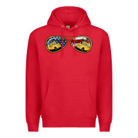 Red Bus Driver Sunglasses Premium Hoodie - Jasminsmagicworld