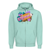 Seafoam hello 5th grade Zipper Hoodie - RanaPortraitStore