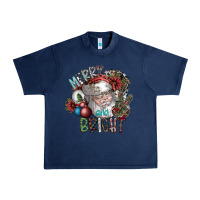 Navy merry and bright Urban Heavy Tee - SublimationCraftShop