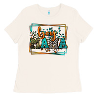 Bone leopard camo boy mama Mother's Day Ladies Tee - LillyAllenDesigns