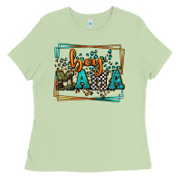 Matcha leopard camo boy mama Mother's Day Ladies Tee - LillyAllenDesigns