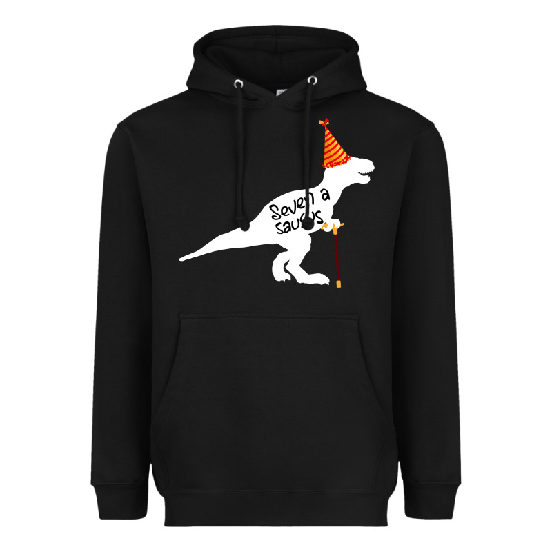 Seven A Saurus Heavyweight Hoodie by Bettercallsaul | Teevron