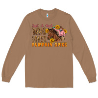 Toasted Coconut Just A Girl Who Loves Pumpkin Spice Cowgirl Long Sleeve Tee - Artiststas