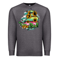 Charcoal Heather Campeche State Of Mexico Map Premium Sweatshirt - RanaPortraitStore