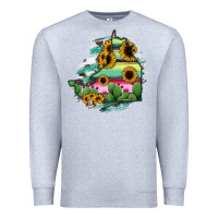Heather Grey Campeche State Of Mexico Map Premium Sweatshirt - RanaPortraitStore