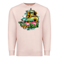 Pale Pink Campeche State Of Mexico Map Premium Sweatshirt - RanaPortraitStore