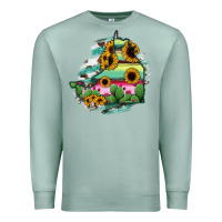 Seafoam Campeche State Of Mexico Map Premium Sweatshirt - RanaPortraitStore