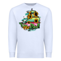 White Campeche State Of Mexico Map Premium Sweatshirt - RanaPortraitStore