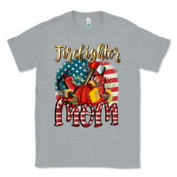 Heather Grey Firefighter mom Classic Tee - FaDigitalArtStudio