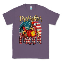 Lavender Firefighter mom Classic Tee - FaDigitalArtStudio