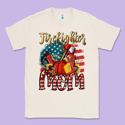 Firefighter Mom Classic Tee Designed By Fadigitalartstudio