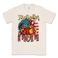 Natural Firefighter mom Classic Tee - FaDigitalArtStudio