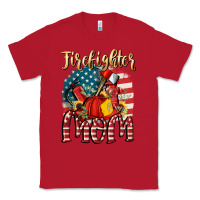 Red Firefighter mom Classic Tee - FaDigitalArtStudio