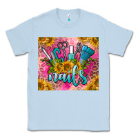 Dusty Blue nails Classic Tee - BarkalooDesign