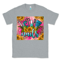 Heather Grey nails Classic Tee - BarkalooDesign